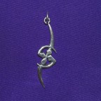 Tribal Spike Silver Pendant