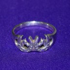 Two Horses Silver Ring