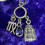 Virgo Pendant with Birthstone