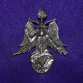Devil Silver Broach